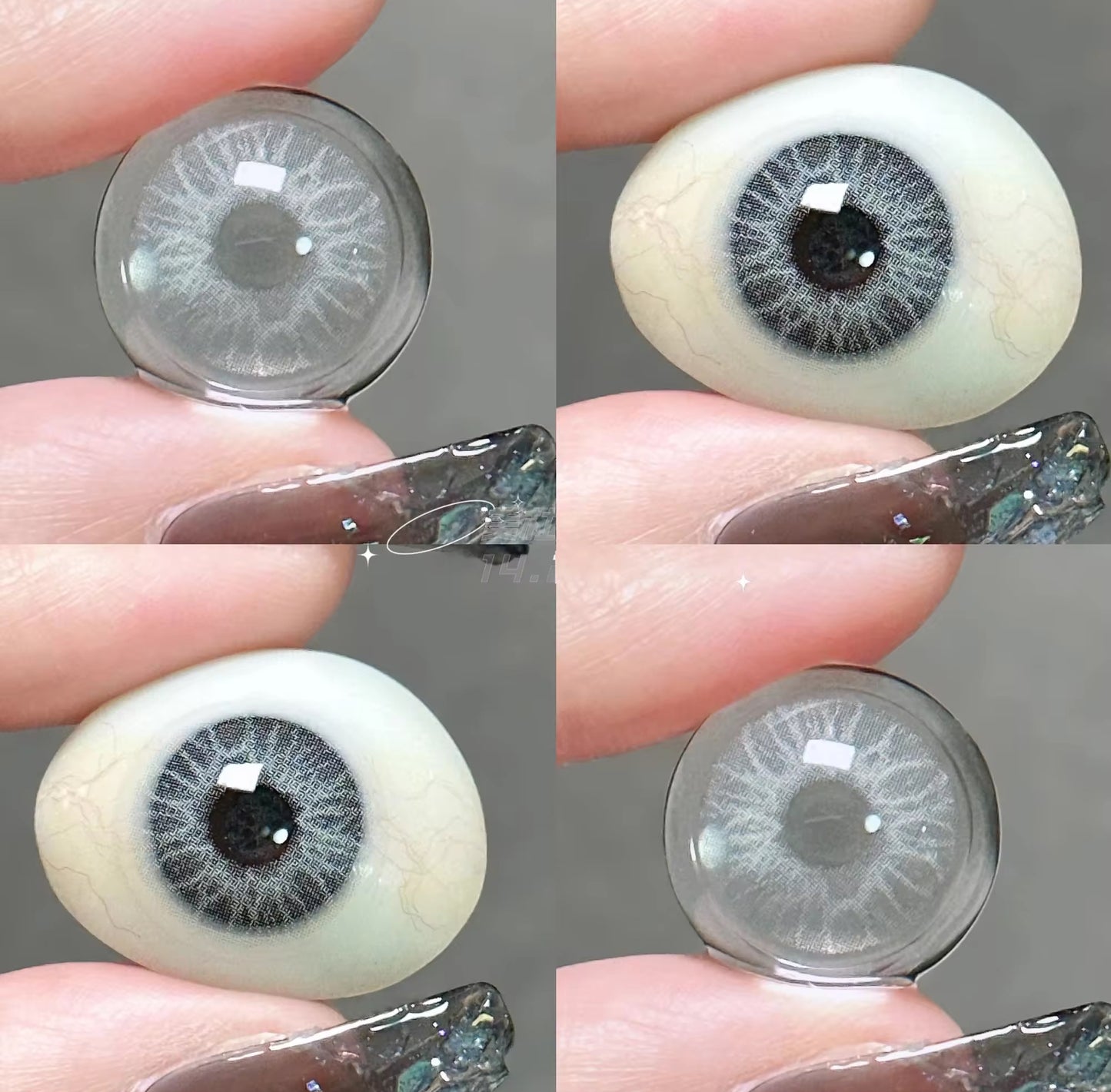 Saporna grey by Gemineye- contact lens kit (yearly)