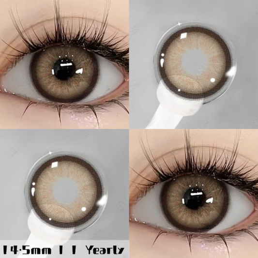 Asura brown by Gemineye - cosmetic lens kit(yearly)