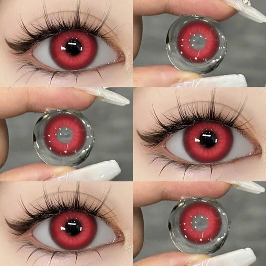 Nebula red by Gemineye - cosplay contact lenses(yearly)