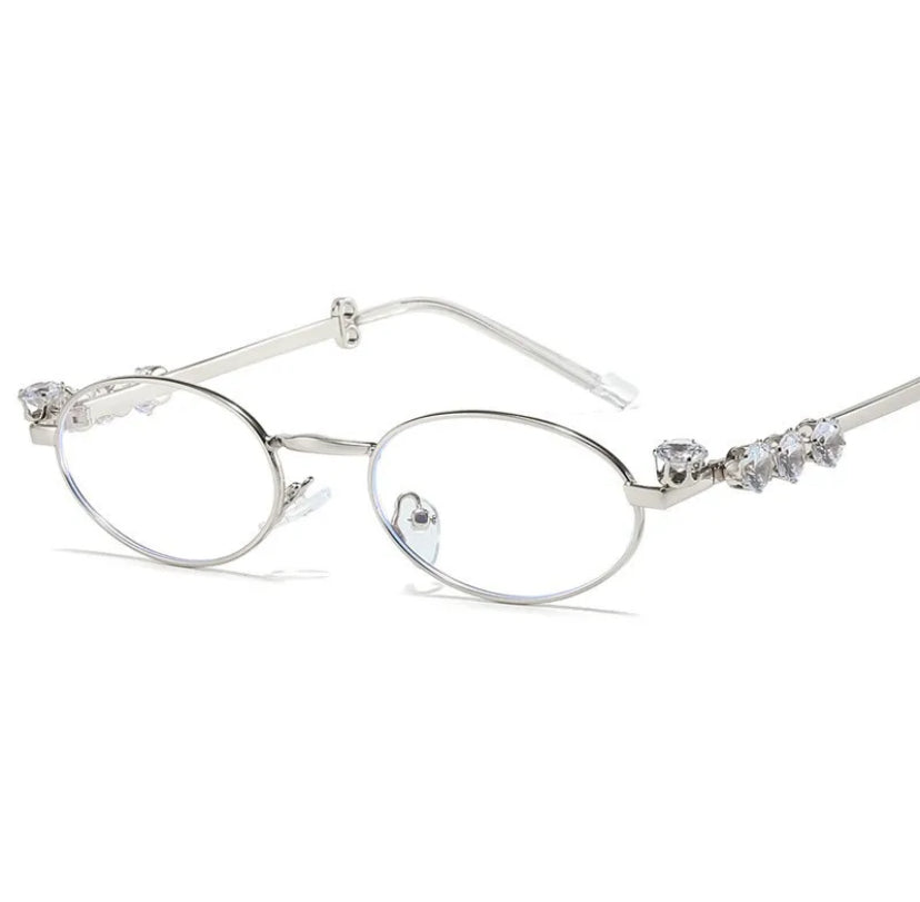 Diamond halo glasses