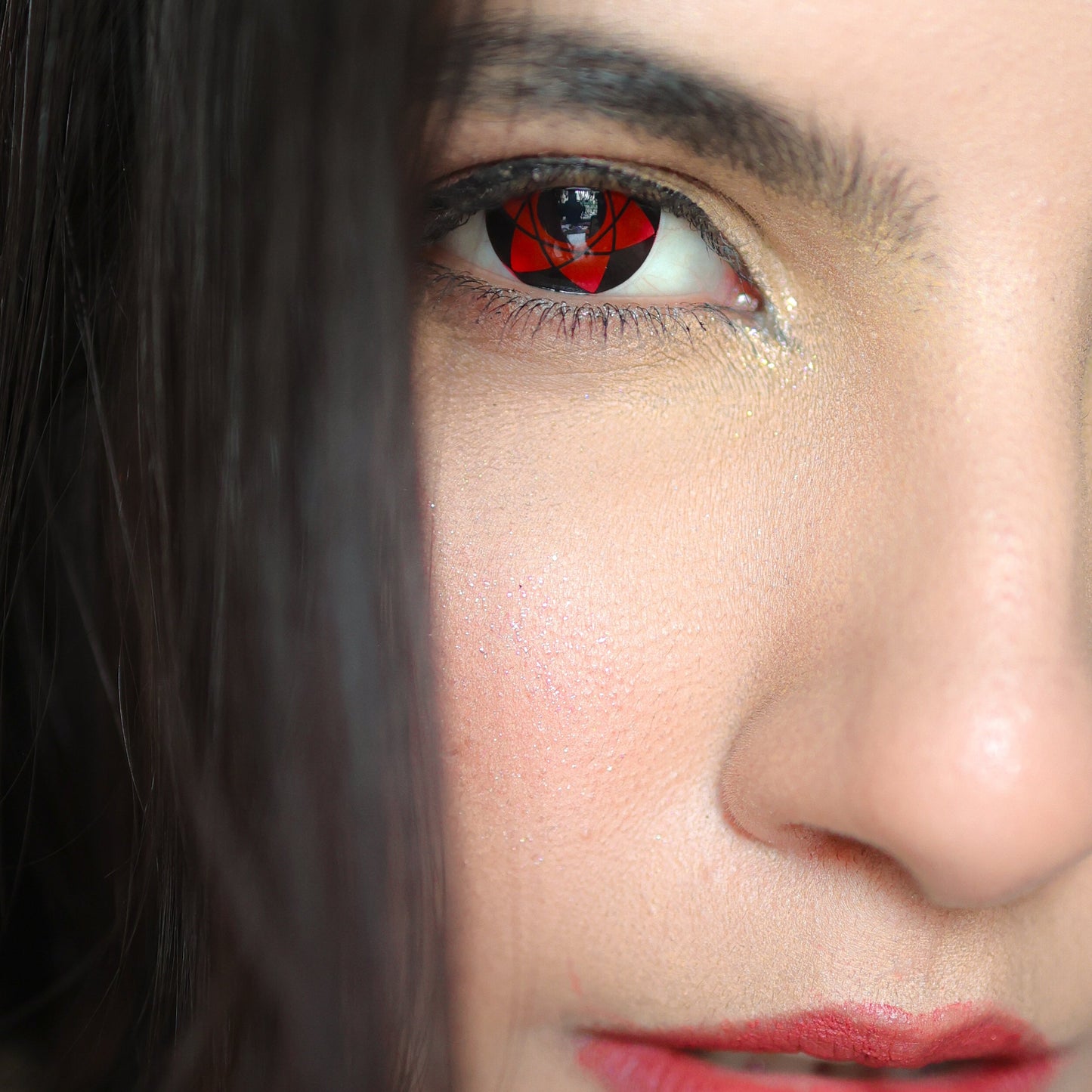 Hexagram sasuke sharingan by Gemineye - cosplay contact kit(yearly)