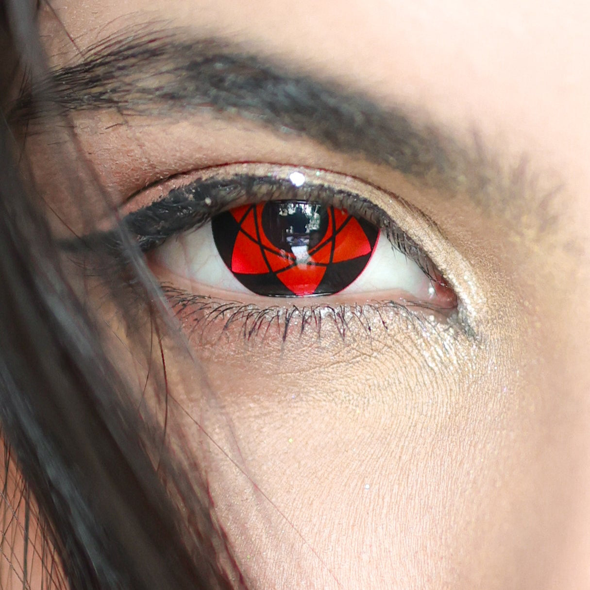 Hexagram sasuke sharingan by Gemineye - cosplay contact kit(yearly)