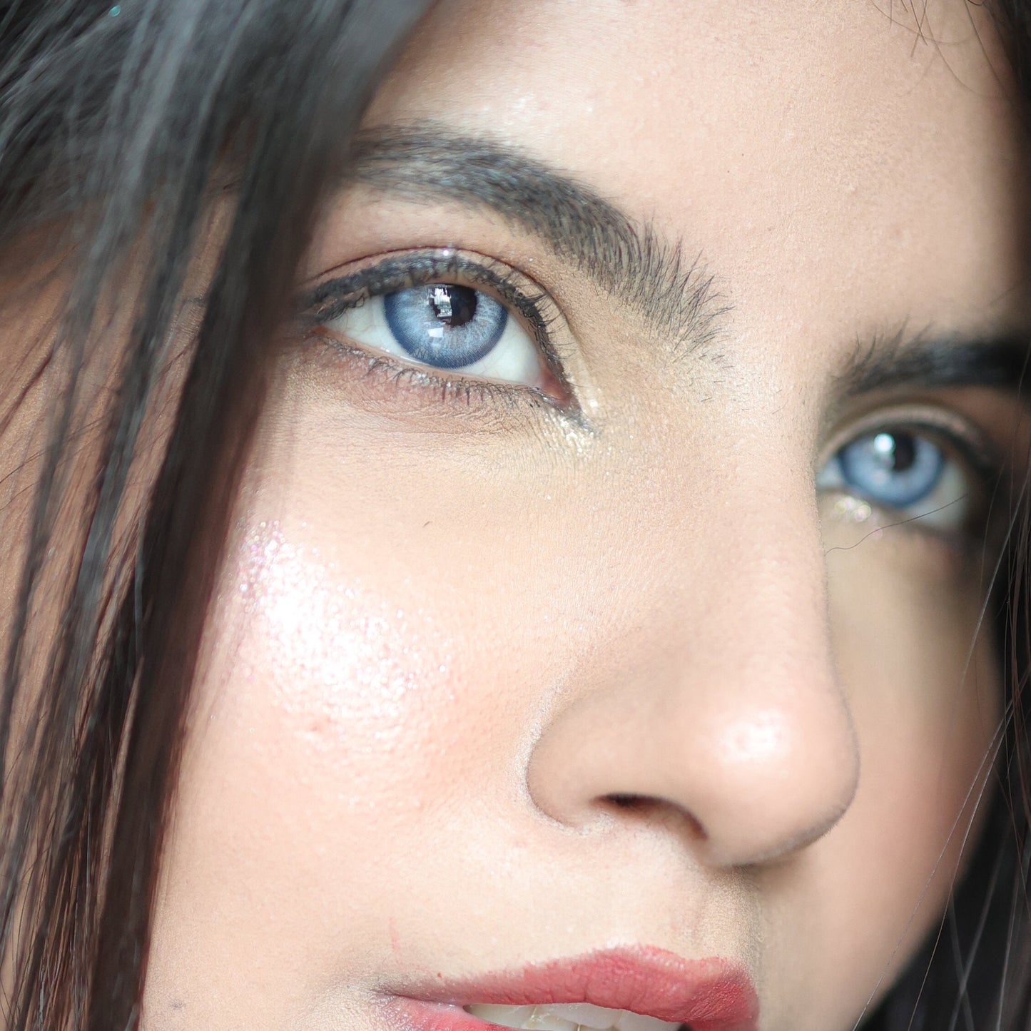 Asura blue by Gemineye - cosmetic lens kit(yearly)