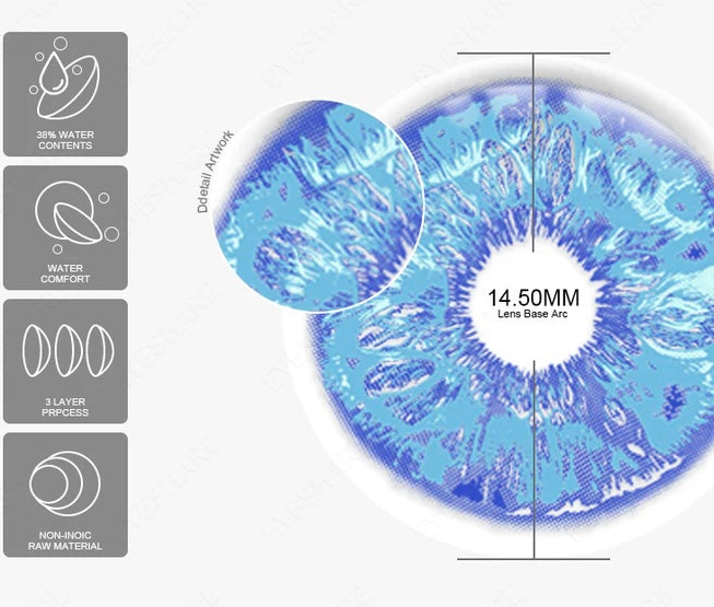 Gojo satarou by Gemini - cosplay contact kit(yearly)