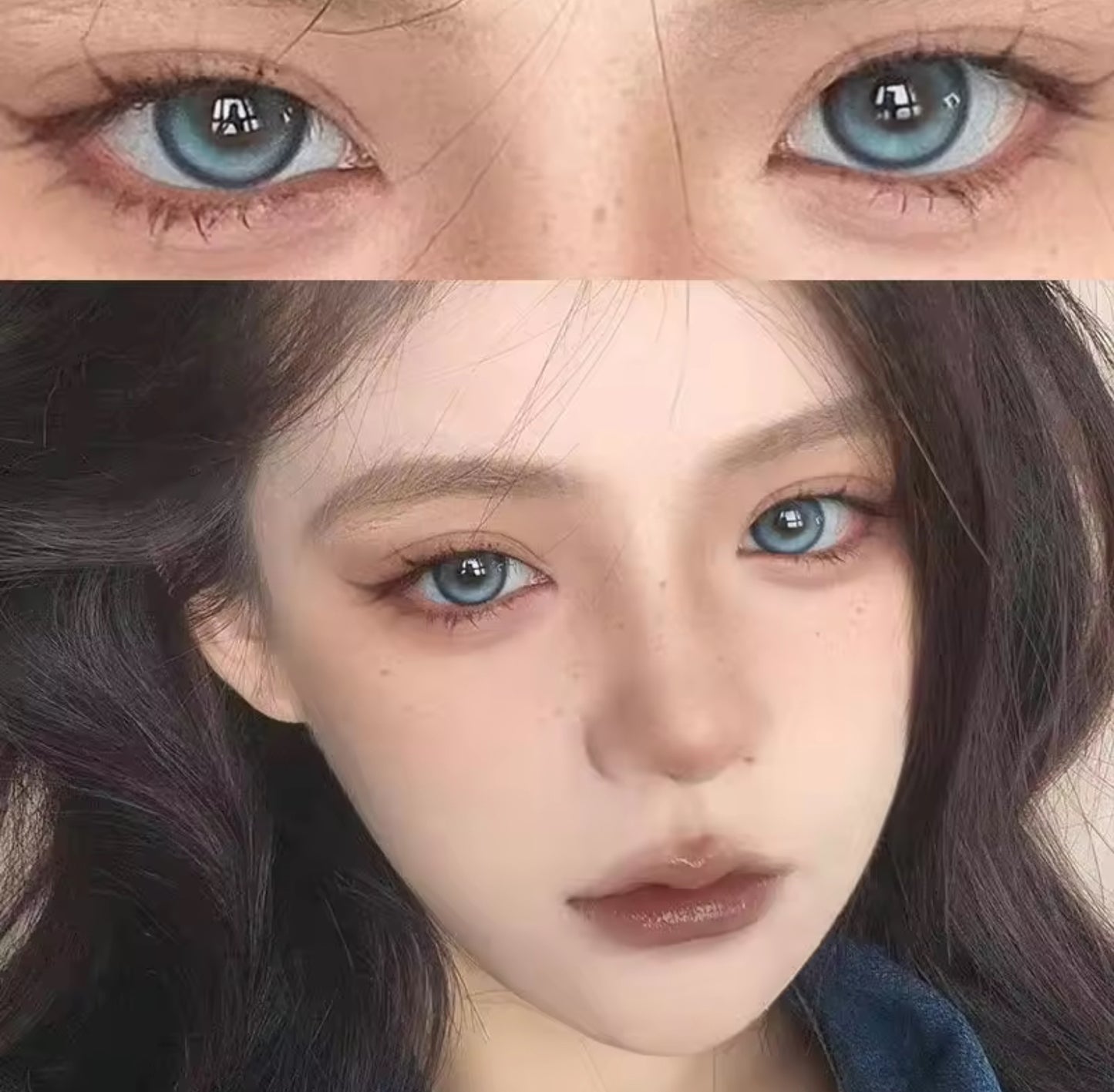 Bubble blue by Gemineye-contact lens kit(yearly)