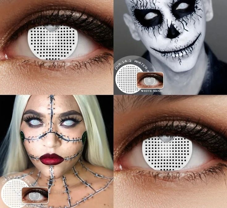 White mesh by Gemineye-cosmetic kit(yearly)